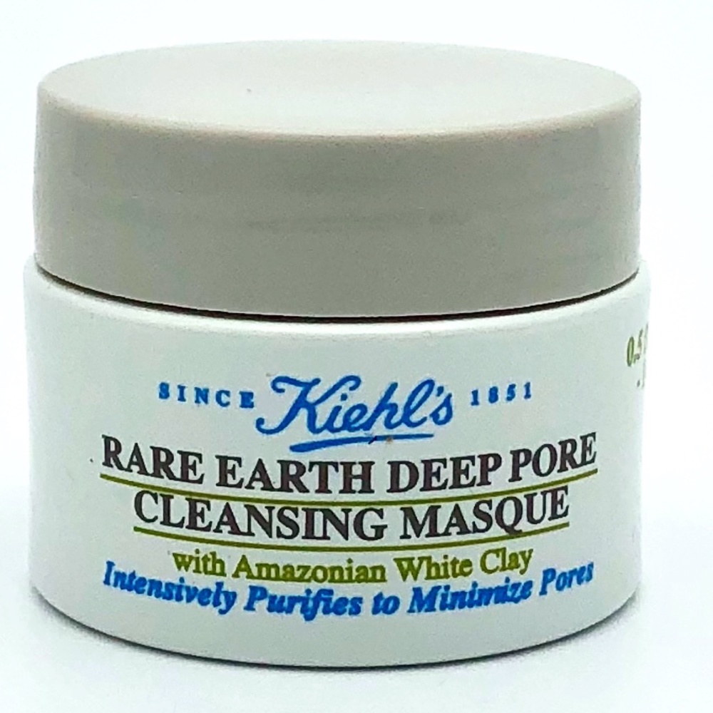 ❤️ 4 for $25 Kiehl's Rare Earth Deep Pore Cleansing Mask Travel Size 0.5 oz NEW